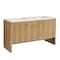 James Martin Vanities Hudson 60in Double Vanity, Light Natural Oak w/ 3 CM Ethereal Noctis Top 435-V60D-LNO-3ENC - alternate 3